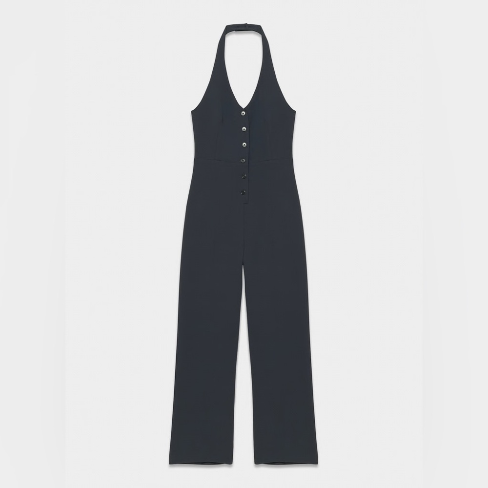 NWT - Wilfred Upscale Jumpsuit - Dark Night Navy - Size 6 - Picture 5 of 7